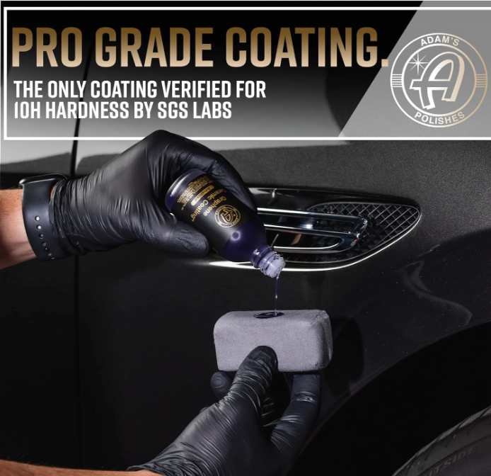 Adam's Polishes Advanced Graphene Ceramic Coating + Applicator Pad & Microfiber Towels